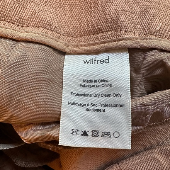Aritzia Wilfred Crossover Trousers in Camel. Size Small. - Picture 8 of 8